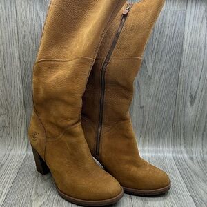 Timberland Heeled Leather Boots